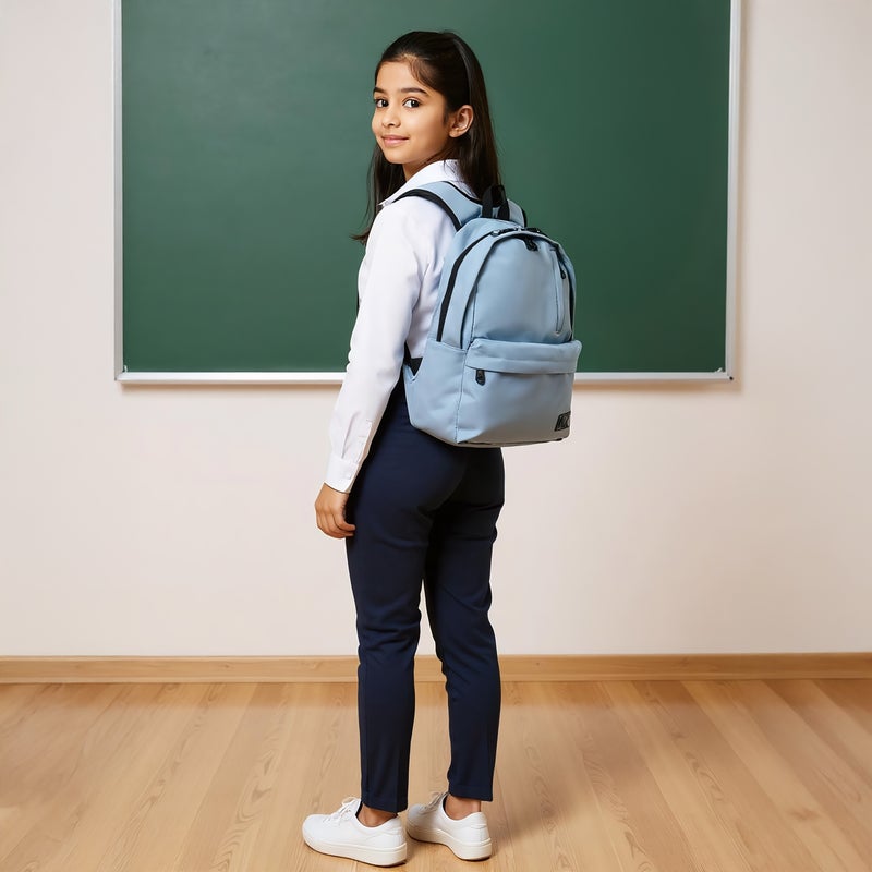 Must Backpack-Sustainable-2 Cmprt-25L (Rpet Pu) Grey \ 32X19X42 - Image 3
